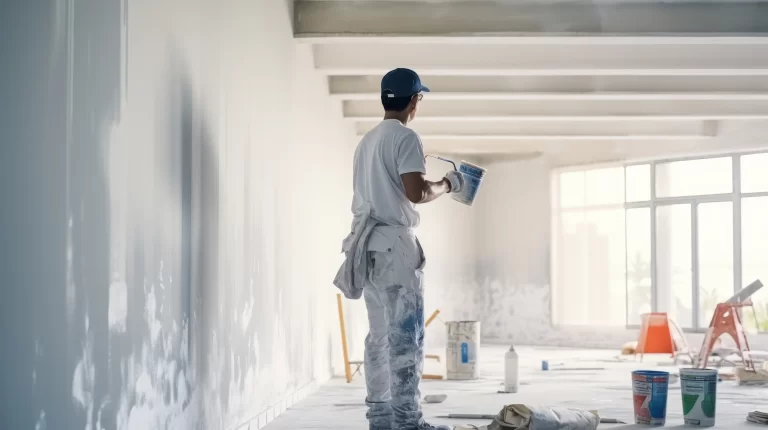 travail taches peintre batiment