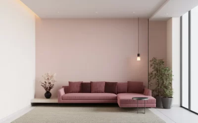 6 couleurs peinture tendance rose poudre